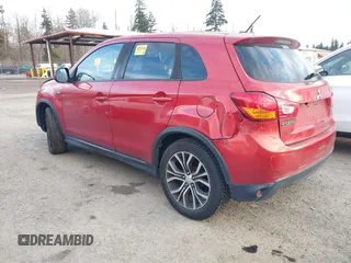2016 Mitsubishi Outlander ES with VIN JA4AR3AW5GZ051377, listed as a IAAI auction lot 41536624 with 95,962 mi miles and . Bid and sale history available at DreamBid. Image 3.