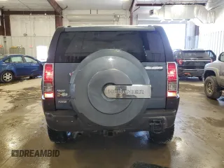 2007 Hummer H3 SUV with VIN 5GTDN13E678118560, listed as a Copart auction lot 74091454 with 196,504 mi miles and Non Repairable. Bid and sale history available at carsss.com. Image 6.