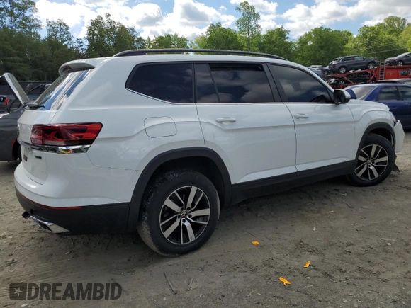 2021 Volkswagen Atlas SE z VIN 1V2LP2CA3MC513383, wystawiony jako Copart lot #56131345 z przebiegiem 75 230 mil mil oraz Szkody całkowita. Historia ofert i sprzedaży dostępna na DreamBid. Obrazek 3.