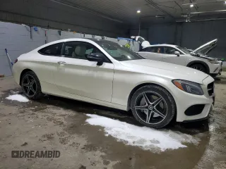 2018 Mercedes-Benz C 300 with VIN WDDWJ4KB4JF606547, listed as a Copart auction lot 42483995 with 82,083 mi miles and Salvage title. Bid and sale history available at DreamBid. Image 4.