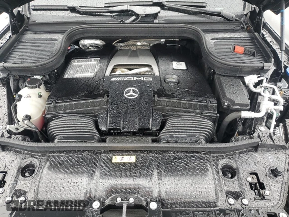 2024 Mercedes-Benz GLS 63 AMG with VIN 4JGFF8KE3RB198439, listed as a Copart auction lot 74292474 with 2,108 mi miles and Non repairable. Bid and sale history available at DreamBid. Image 12.