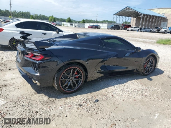 2023 Chevrolet Corvette 3LT with VIN 1G1YC3D47P5500302, listed as a Copart auction lot 62769995 with 768 mi miles and Salvage title. Bid and sale history available at DreamBid. Image 3.