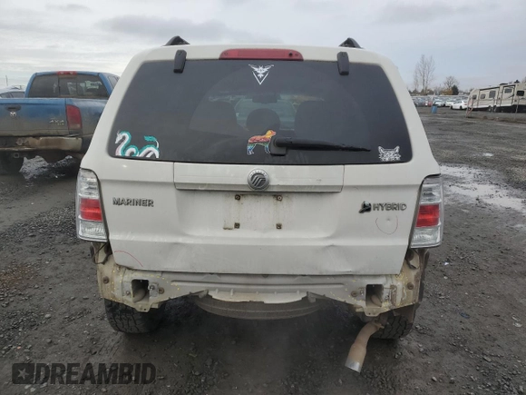 2009 Mercury Mariner Hybrid with VIN 4M2CU39389KJ08880, listed as a Copart auction lot 43757955 with 178,382 mi miles and Salvage title. Bid and sale history available at DreamBid. Image 6.