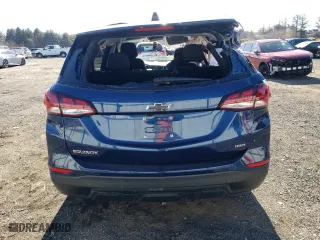 2022 Chevrolet Equinox LS with VIN 3GNAXSEV6NS164800, listed as a Copart auction lot 46345265 with 23,050 mi miles and Salvage Title. Bid and sale history available at carsss.com. Image 6.