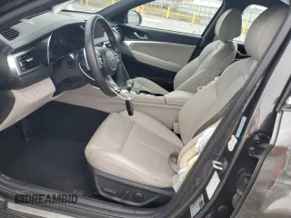 2023 Genesis G70 2.0T with VIN KMTG34TA7PU124188, listed as a Copart auction lot 48004345 with 30,599 mi miles and Salvage Title. Bid and sale history available at carsss.com. Image 7.