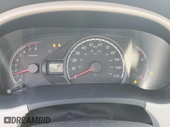 2013 Toyota Sienna LE with VIN 5TDJK3DC9DS059457, listed as a Copart auction lot 50127415 with 228,973 mi miles and Salvage Title. Bid and sale history available at carsss.com. Image 9.