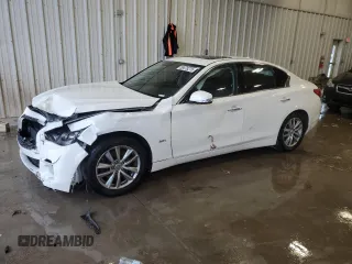 2017 Infiniti Q50 Premium with VIN JN1EV7AR5HM833233, listed as a Copart auction lot 58578275 with 117,207 mi miles and Non repairable. Bid and sale history available at DreamBid. Image 1.
