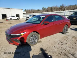 2024 Hyundai Elantra SEL with VIN KMHLM4DGXRU702893, listed as a Copart auction lot 46631995 with 29,294 mi miles and Salvage Title. Bid and sale history available at carsss.com. Image 1.