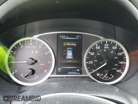 2017 Nissan Sentra SV with VIN 3N1AB7APXHY233990, listed as a Copart auction lot 59626525 with 100,069 mi miles and Salvage title. Bid and sale history available at DreamBid. Image 9.