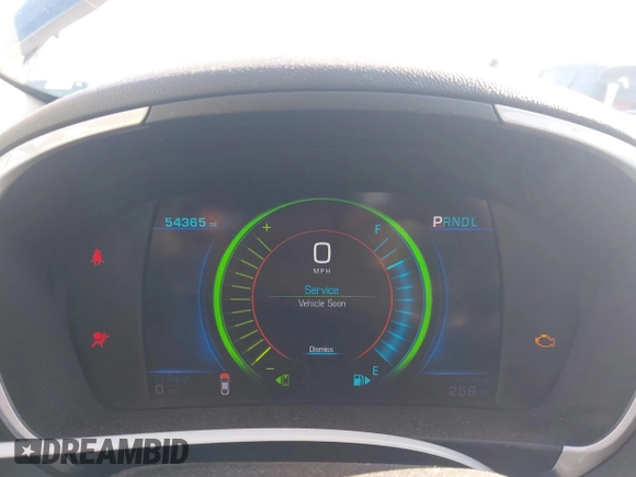2018 Chevrolet Volt LT with VIN 1G1RC6S54JU143577, listed as a IAAI auction lot 41724543 with 54,365 mi miles. Bid and sale history available at carsss.com. Image 7.