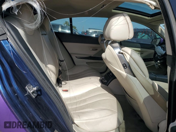 2013 BMW 6 Series 640i with VIN WBA6A0C58DDZ03250, listed as a Copart auction lot 52081974 with 146,345 mi miles and Salvage Title. Bid and sale history available at DreamBid. Image 10.