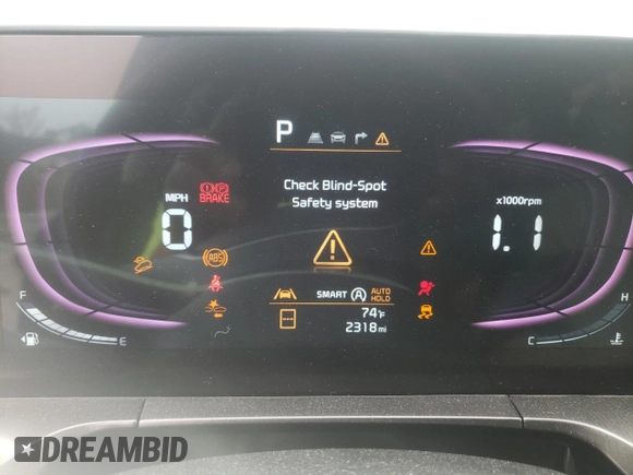 2024 Kia Telluride S с VIN 5XYP64GC5RG551861, выставлен на аукционе Copart как лот 50889765 с пробегом 2 318 миль миль и Списание • Salvage title. История ставок и продаж доступна на DreamBid. Изображение 9.