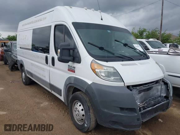 2015 Ram ProMaster Cargo z VIN 3C6TRVDG1FE504703, wystawiony jako IAAI lot #42149367 z przebiegiem 204 463 mil mil oraz . Historia ofert i sprzedaży dostępna na DreamBid. Obrazek 1.