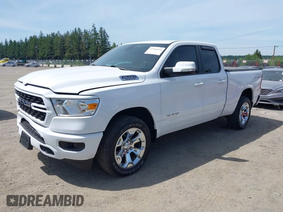2022 Ram 1500 Big Horn with VIN 1C6SRFBT6NN164539, listed as a IAAI auction lot 42444414 with 54,343 mi miles and . Bid and sale history available at DreamBid. Image 22.