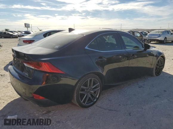 2018 Lexus IS 350 with VIN JTHBZ1D22J5033505, listed as a Copart auction lot 81180994 with 30,467 mi miles and Salvage title. Bid and sale history available at DreamBid. Image 3.