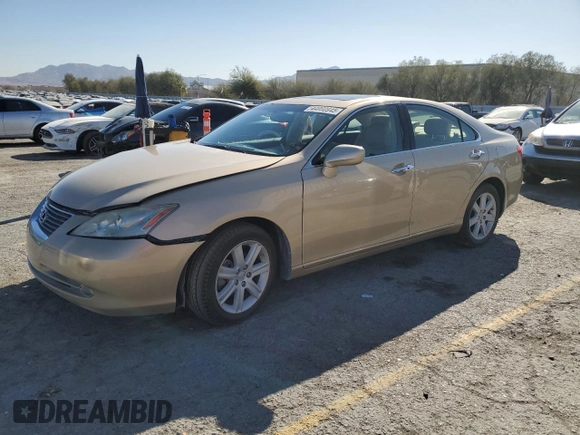 2008 Lexus ES with VIN JTHBJ46G282172000, listed as a Copart auction lot 44960945 with 68,501 mi miles and Salvage Title. Bid and sale history available at carsss.com. Image 1.