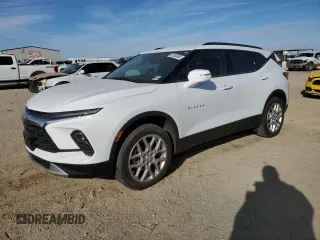 2023 Chevrolet Blazer LT with VIN 3GNKBDRS6PS105358, listed as a Copart auction lot 87543605 with 19,685 mi miles and Salvage title. Bid and sale history available at DreamBid. Image 1.