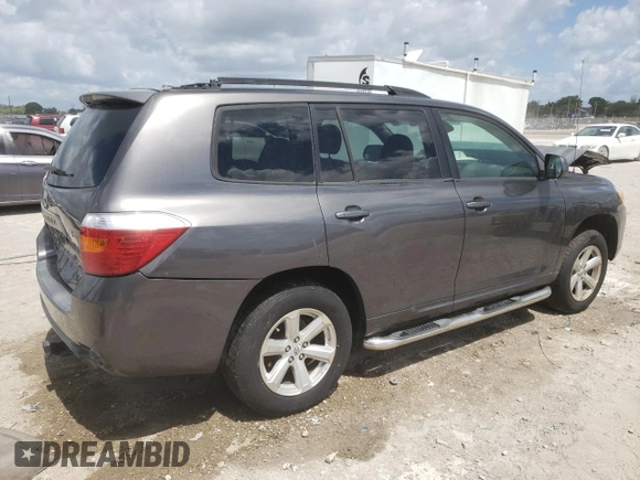 2009 Toyota Highlander with VIN JTEDS41A292085513, listed as a Copart auction lot 61062295 with 97,773 mi miles and Salvage title. Bid and sale history available at DreamBid. Image 3.