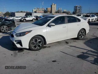 2020 Kia Forte LXS with VIN 3KPF24AD7LE191439, listed as a Copart auction lot 46739535 with 58,597 mi miles and Salvage Title. Bid and sale history available at carsss.com. Image 1.