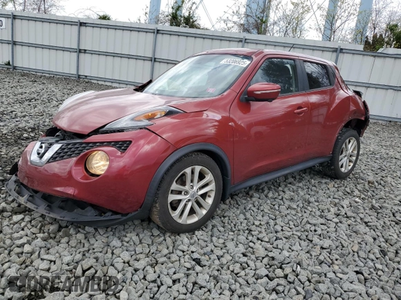 2015 Nissan Juke SL z VIN JN8AF5MR0FT508702, wystawiony jako Copart lot #53206925 z przebiegiem 108 733 mil mil oraz Szkody całkowita. Historia ofert i sprzedaży dostępna na DreamBid. Obrazek 1.
