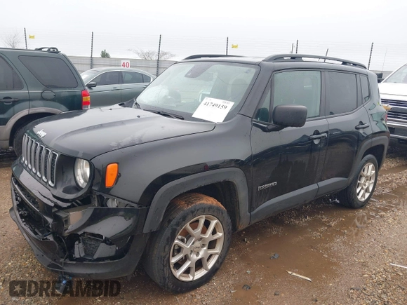 2022 Jeep Renegade Latitude с VIN ZACNJDB17NPN85853, выставлен на аукционе IAAI как лот 41749159 с пробегом 33 316 миль миль и . История ставок и продаж доступна на DreamBid. Изображение 17.