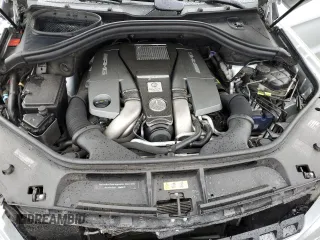 2015 Mercedes-Benz M 63 AMG with VIN 4JGDA7EB7FA504173, listed as a Copart auction lot 47596605 with 114,001 mi miles and Salvage Title. Bid and sale history available at carsss.com. Image 12.