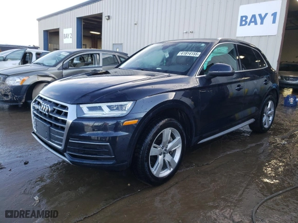 2018 Audi Q5 Premium Plus with VIN WA1BNAFY7J2023868, listed as a Copart auction lot 41914155 with 69,943 mi miles and Salvage Title. Bid and sale history available at carsss.com. Image 1.