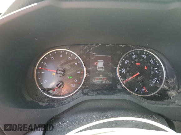 2019 Toyota RAV4 XLE with VIN JTMP1RFVXKD021338, listed as a Copart auction lot 52578515 with 41,327 mi miles and Salvage Title. Bid and sale history available at DreamBid. Image 9.