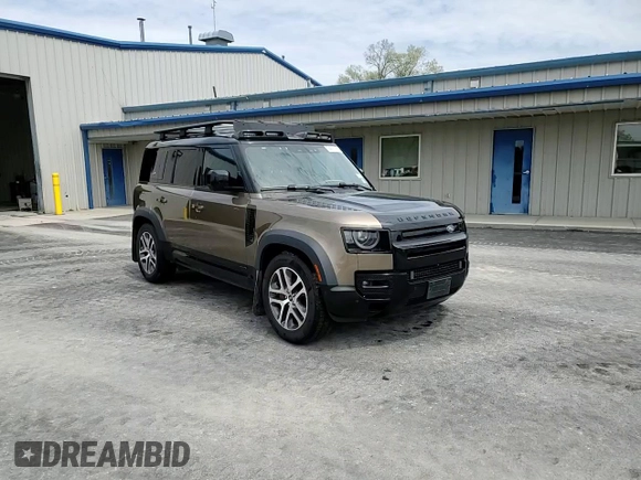 2023 Land Rover Defender X с VIN SALEX7EU8P2140939, выставлен на аукционе Copart как лот 55811195 с пробегом 33 446 миль миль и Списание • Salvage title. История ставок и продаж доступна на DreamBid. Изображение 15.