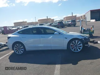 2019 Tesla Model 3 Long Range with VIN 5YJ3E1EBXKF413806, listed as a IAAI auction lot 41321906 with 24,635 mi miles. Bid and sale history available at carsss.com. Image 14.