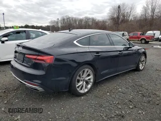 2021 Audi A5 Sportback Premium with VIN WAUABCF51MA062975, listed as a Copart auction lot 45342854 with 43,582 mi miles. Bid and sale history available at carsss.com. Image 3.