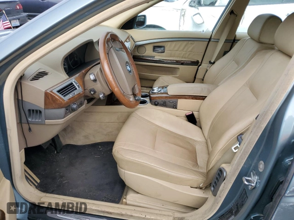 2002 BMW 7 Series 745i z VIN WBAGL63472DP56408, wystawiony jako Copart lot #43949925 z przebiegiem 92 755 mil mil oraz Szkoda całkowita • Salvage title. Historia ofert i sprzedaży dostępna na DreamBid. Obrazek 7.