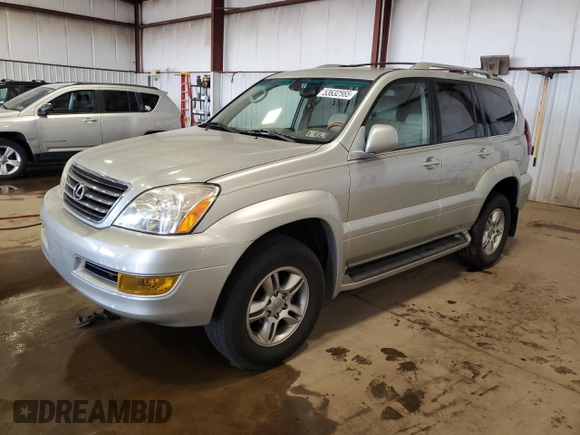 2004 Lexus GX with VIN JTJBT20X540052901, listed as a Copart auction lot 53632565 with 204,236 mi miles and Salvage Title. Bid and sale history available at carsss.com. Image 1.