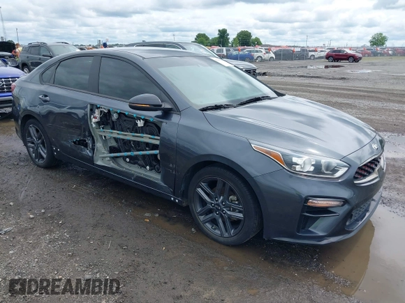2021 Kia Forte GT-Line z VIN 3KPF34AD9ME293470, wystawiony jako IAAI lot #42335104 z przebiegiem 75 132 mil mil oraz . Historia ofert i sprzedaży dostępna na DreamBid. Obrazek 1.