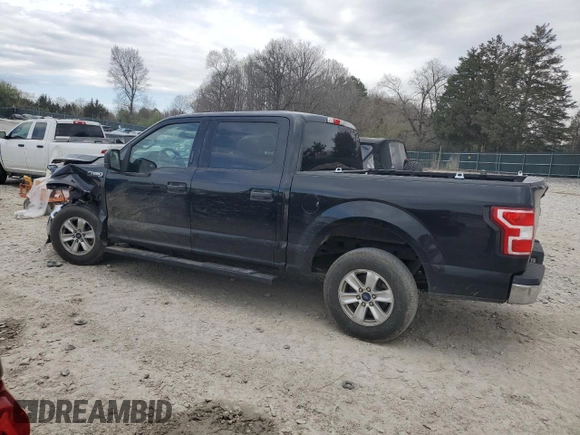 2020 Ford F-150 XL with VIN 1FTEW1C40LFA96741, listed as a Copart auction lot 50423815 with 96,046 mi miles and Salvage Title. Bid and sale history available at DreamBid. Image 2.