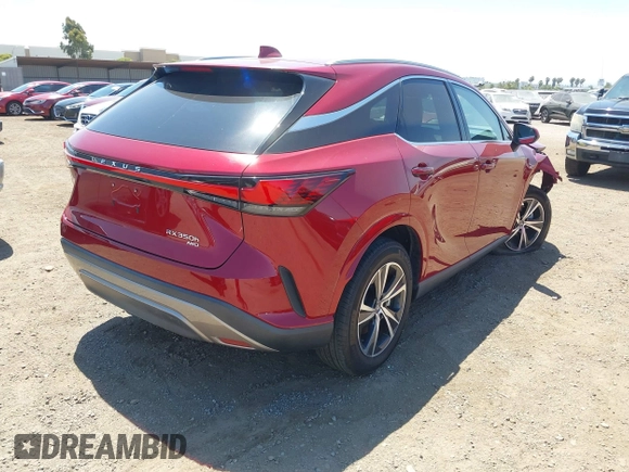 2023 Lexus RX 350h z VIN 2T2BBMCA1PC007338, wystawiony jako IAAI lot #42630893 z przebiegiem 15 355 mil mil oraz . Historia ofert i sprzedaży dostępna na DreamBid. Obrazek 4.