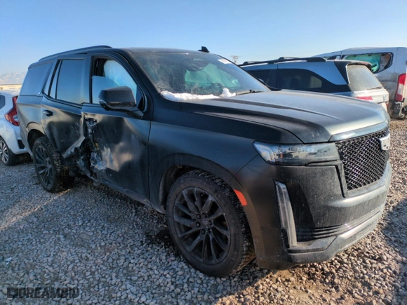 2023 Cadillac Escalade 4WD Sport Platinum with VIN 1GYS4GKLXPR286629, listed as a Copart auction lot 42982295 with 36,717 mi miles and Salvage Title. Bid and sale history available at carsss.com. Image 4.