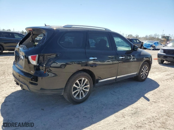2013 Nissan Pathfinder Platinum with VIN 5N1AR2MN1DC622487, listed as a Copart auction lot 48575745 with 181724 miles and Salvage Title. Bid and sale history available at carsss.com. Image 3.