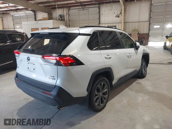 2023 Toyota RAV4 Hybrid XLE Premium with VIN JTMB6RFV2PD089104, listed as a IAAI auction lot 42645439 with 43,535 mi miles and . Bid and sale history available at DreamBid. Image 4.
