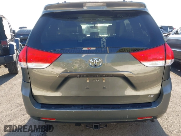 2013 Toyota Sienna LE AAS with VIN 5TDKK3DC0DS313786, listed as a IAAI auction lot 41981268 with 162,423 mi miles. Bid and sale history available at carsss.com. Image 16.