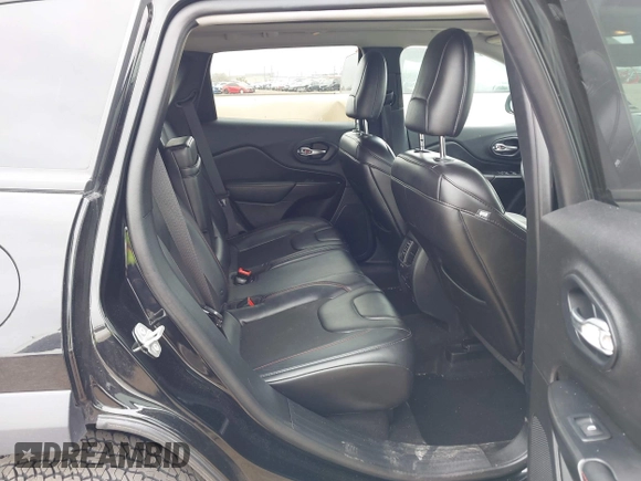 2019 Jeep Cherokee Trailhawk Elite with VIN 1C4PJMBX4KD385796, listed as a IAAI auction lot 41557577 with 55,700 mi miles. Bid and sale history available at carsss.com. Image 8.