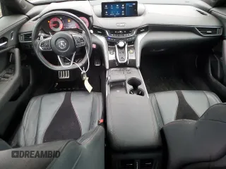 2021 Acura TLX w/A-Spec Package with VIN 19UUB5F52MA009957, listed as a Copart auction lot 46882175 with 42,245 mi miles and Salvage Title. Bid and sale history available at carsss.com. Image 8.