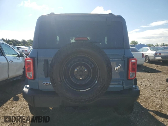 2022 Ford Bronco with VIN 1FMDE5AP6NLB45119, listed as a Copart auction lot 56569814 with 449 mi miles and Salvage Title. Bid and sale history available at DreamBid. Image 6.