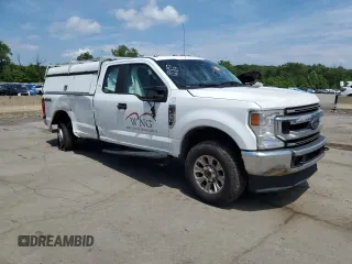 2021 Ford F-250 XL with VIN 1FT7X2BN7MED02683, listed as a Copart auction lot 62526155 with Not provided miles and Salvage title. Bid and sale history available at DreamBid. Image 4.