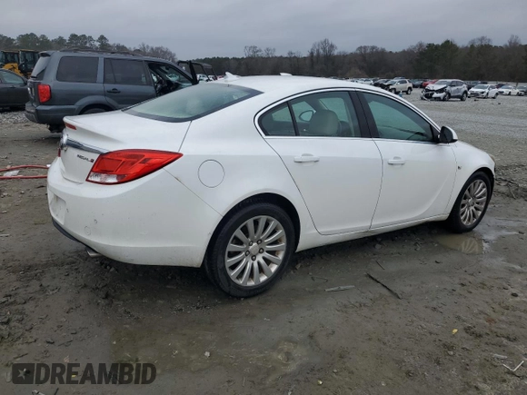 2011 Buick Regal CXL Turbo TO3 with VIN W04GX5GV9B1092399, listed as a Copart auction lot 43265605 with 144,029 mi miles and Salvage Title. Bid and sale history available at carsss.com. Image 3.