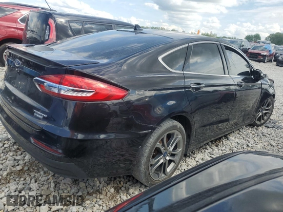 2020 Ford Fusion Titanium with VIN 3FA6P0RU9LR157094, listed as a Copart auction lot 56169455 with Not provided miles and Clean title. Bid and sale history available at DreamBid. Image 3.