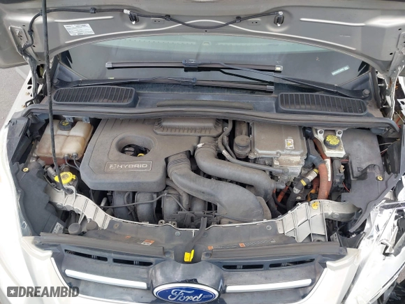 2015 Ford C-Max Hybrid SE with VIN 1FADP5AU5FL120692, listed as a IAAI auction lot 41590616 with 102,381 mi miles. Bid and sale history available at carsss.com. Image 10.
