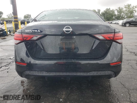2024 Nissan Sentra S with VIN 3N1AB8BV2RY233826, listed as a Copart auction lot 55611685 with 23,264 mi miles and Salvage title. Bid and sale history available at DreamBid. Image 6.