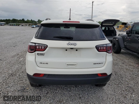 2018 Jeep Compass Sport с VIN 3C4NJDAB9JT440751, выставлен на аукционе Copart как лот 55476005 с пробегом 147 141 миль миль и Списание • Salvage title. История ставок и продаж доступна на DreamBid. Изображение 6.