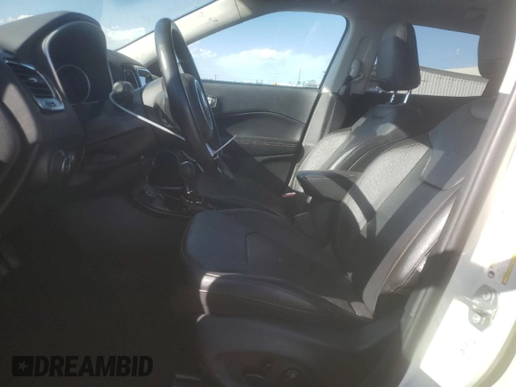 2021 Jeep Compass Limited with VIN 3C4NJDCBXMT506130, listed as a Copart auction lot 54016825 with 40,132 mi miles and Salvage Title. Bid and sale history available at DreamBid. Image 7.